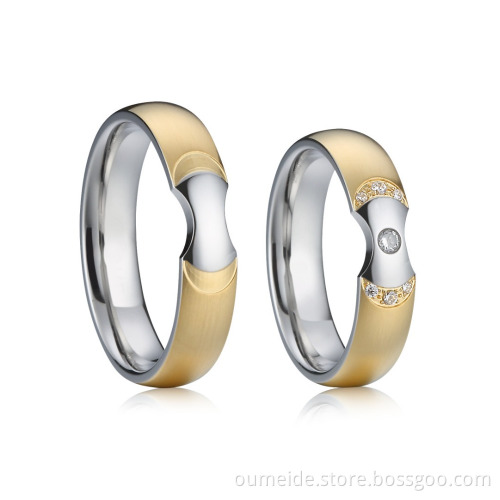Customize wholesales rings gold jewelry beads copper brass finger skull ring